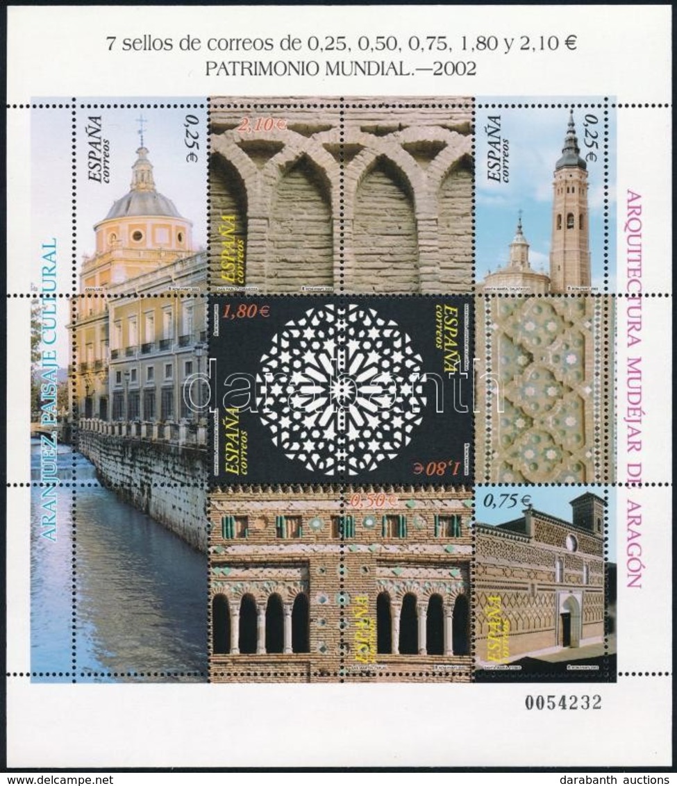 ** 2002 UNESCO Kisív Mi 3784-3789 - Sonstige & Ohne Zuordnung