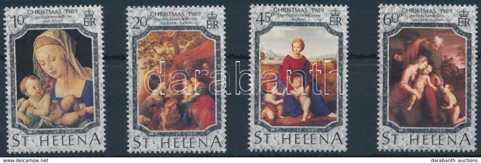 ** 1989 Karácsony, Festmények Sor,
Christmas, Paintings Set
Mi 513-516 - Other & Unclassified