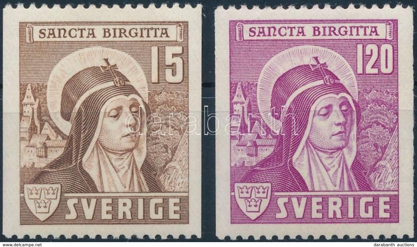 ** 1941 Szent Brigitta Sor Mi 288-289 C - Sonstige & Ohne Zuordnung