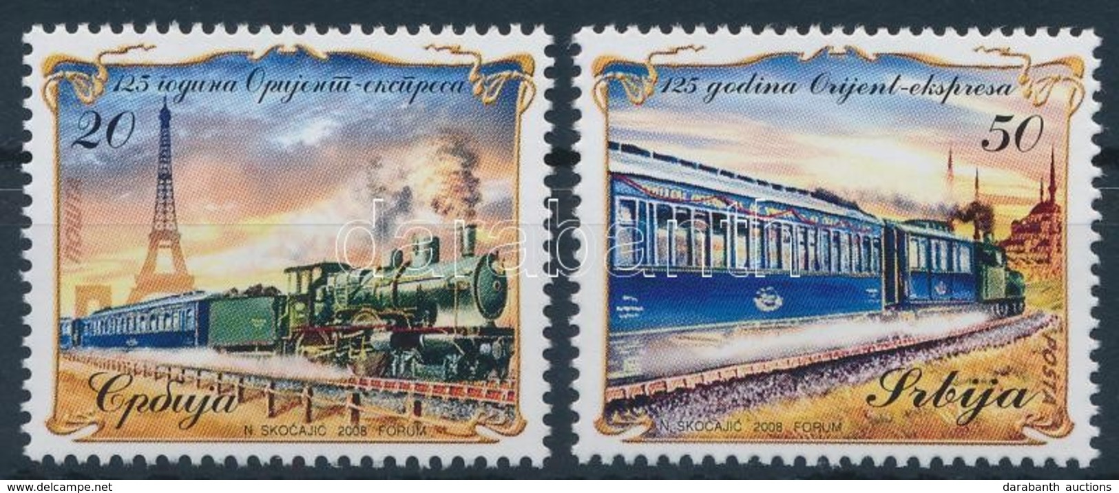 ** 2008 Orient Express Sor,
Orient Express Set
Mi 255-256 - Otros & Sin Clasificación