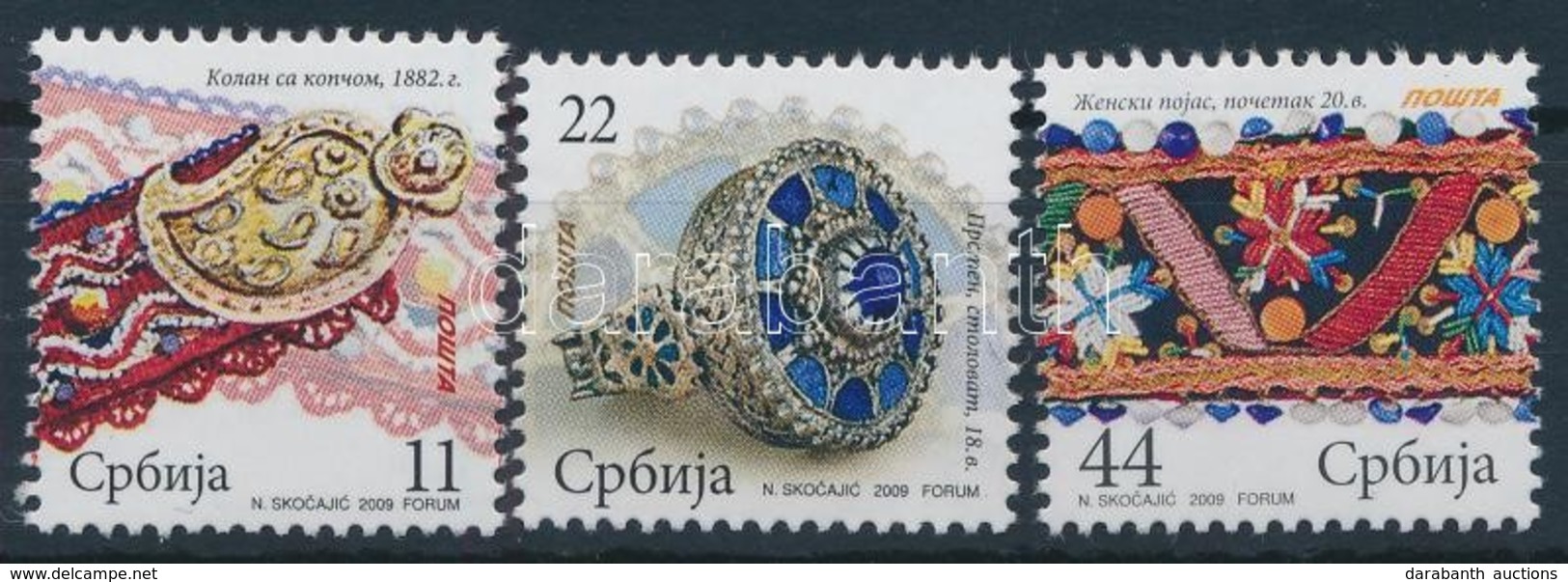 ** 2009 Iparművészet Sor,
Craft Set
Mi 273-275 I - Other & Unclassified