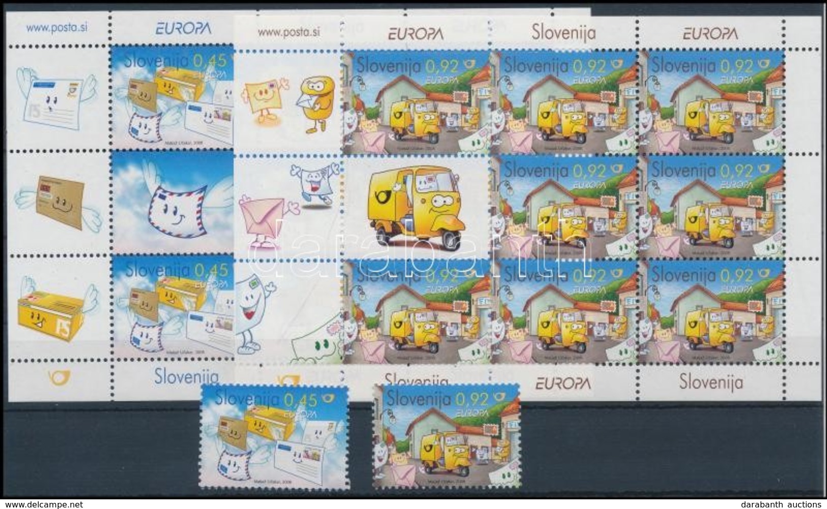 ** 2008 Europa CEPT: A Levél Sor + Kisív Pár Mi 682-683 - Sonstige & Ohne Zuordnung