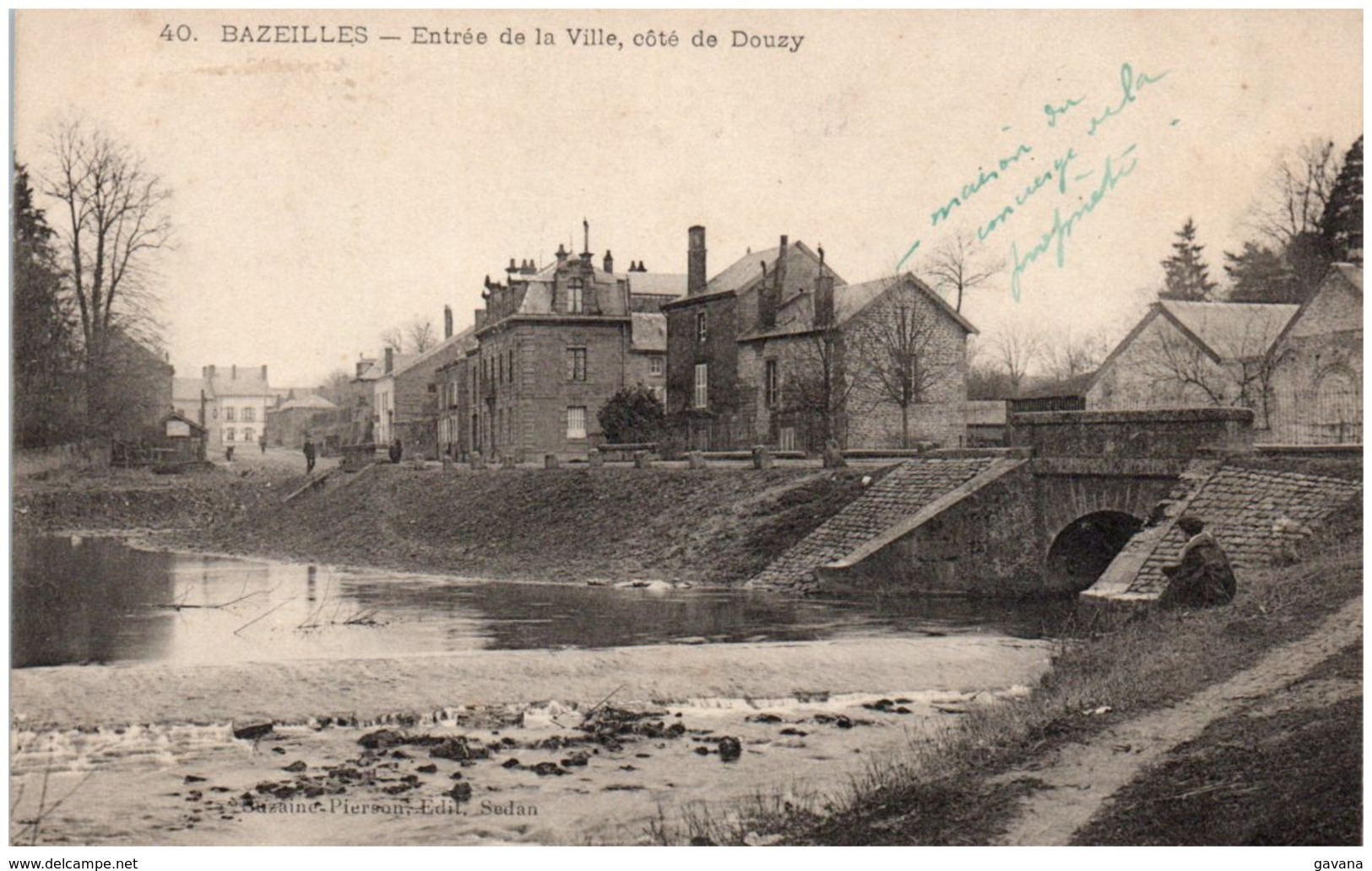 08 BAZEILLES - Entrée De La Ville, Coté De Douzy - Autres & Non Classés