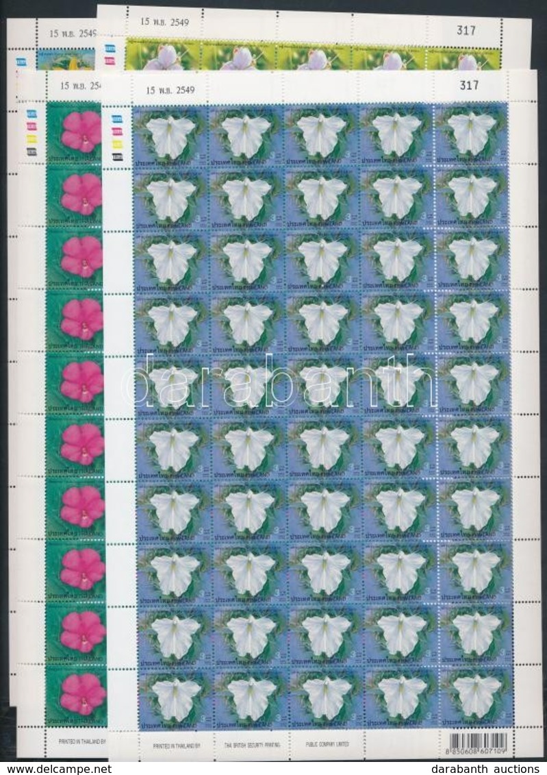 ** 2006 Virágok Kisív Sor Mi 2472-2475 - Otros & Sin Clasificación