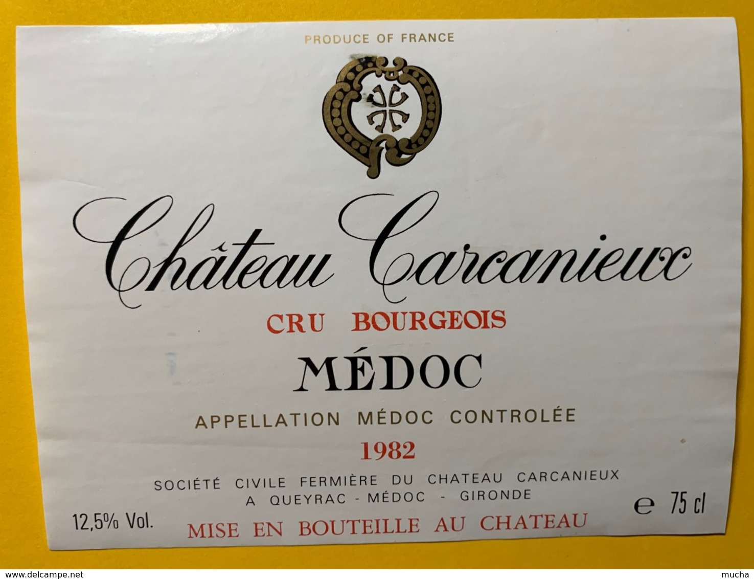 12157 - Château Carcanieux 1982 Médoc - Bordeaux