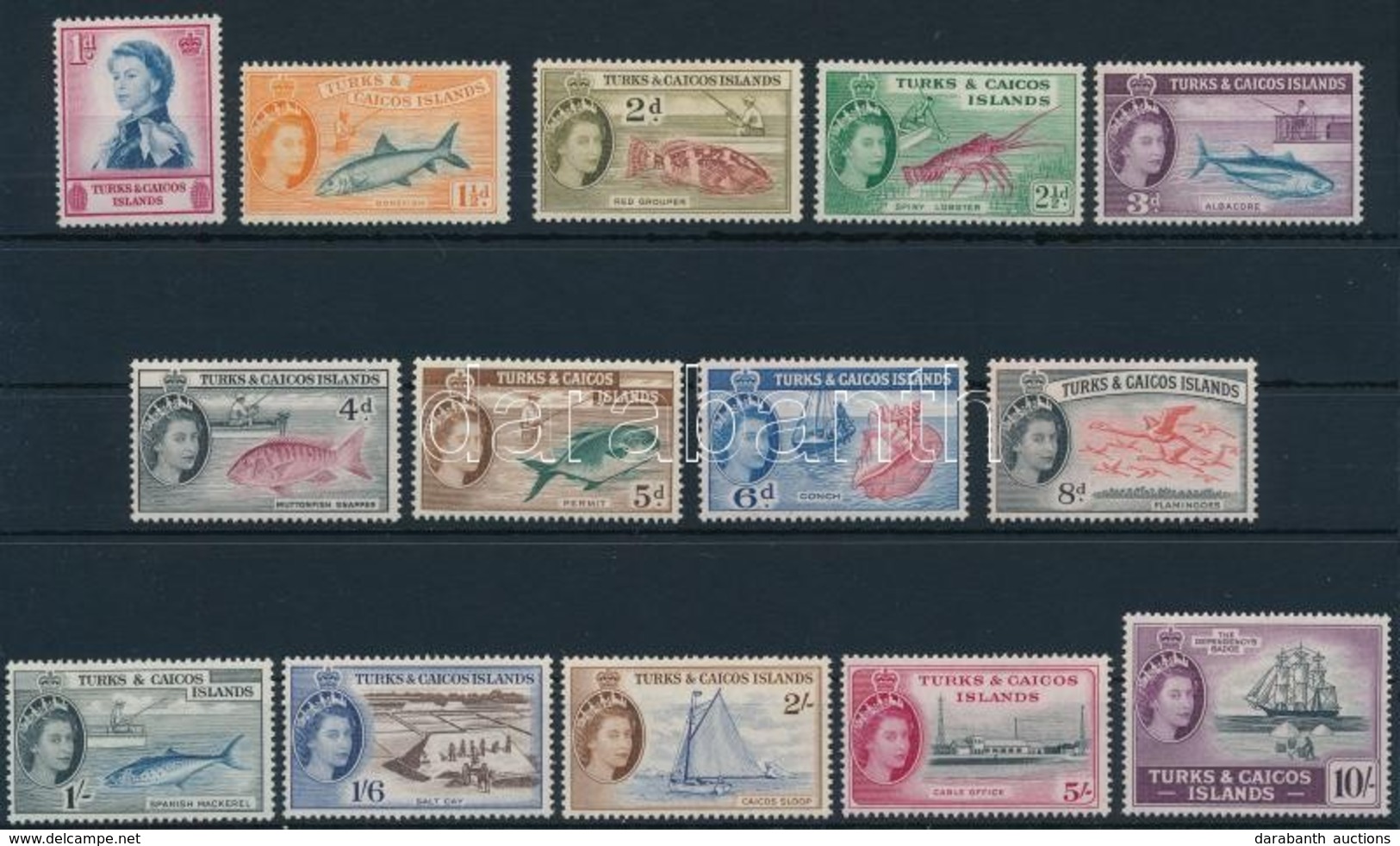 ** 1957 Forgalmi Sor Záróérték Nélkül Mi 163-176 - Other & Unclassified