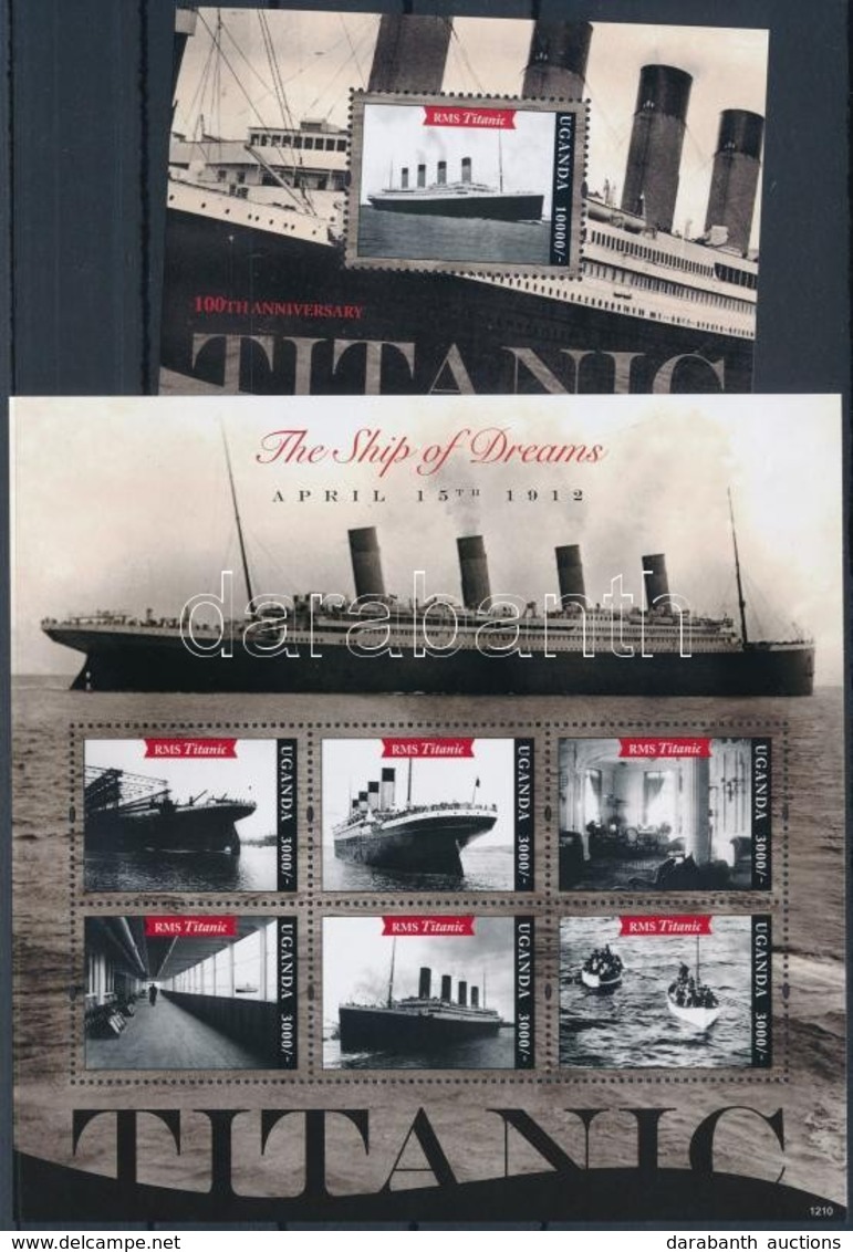 ** 2012 Titanic Kisív Mi 2934-2939 + Blokk Mi 400 - Other & Unclassified