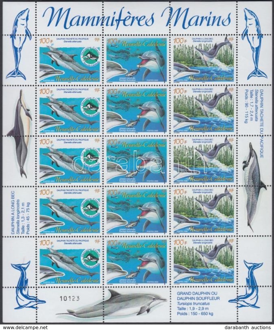 ** 2005 Tengeri Emlősök Védelme Kampány; Delfin Kisív Mi 1359-1361 - Sonstige & Ohne Zuordnung