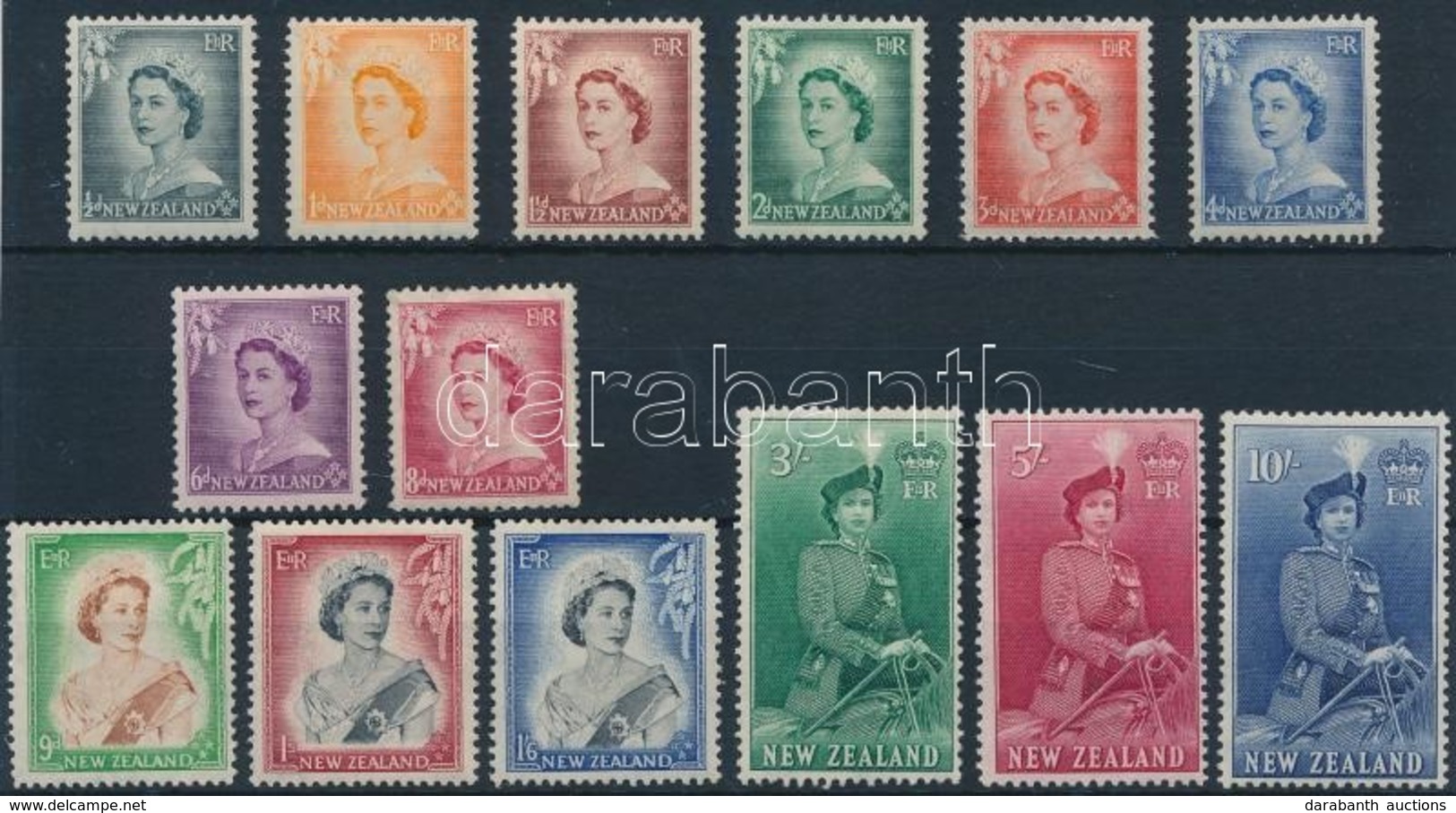 * 1953 Forgalmi Sor Mi 332-345 - Other & Unclassified