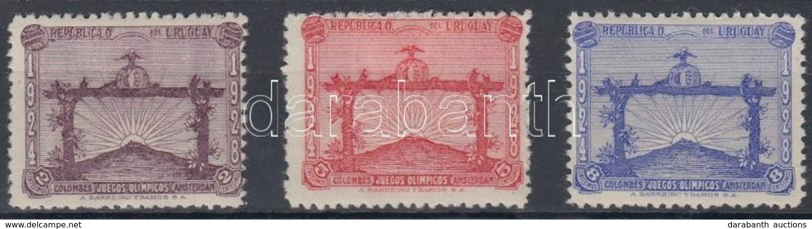 * 1928 Olimpia Sor Mi 379-381 - Sonstige & Ohne Zuordnung