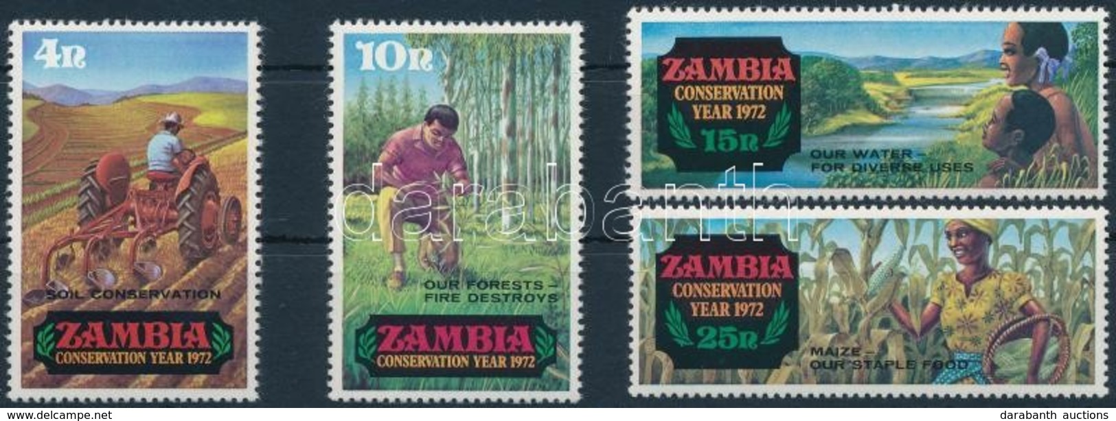 ** 1972 Természetvédelmi év (II) Sor,
Nature Conservation Year (II) Set
Mi 81-84 - Other & Unclassified