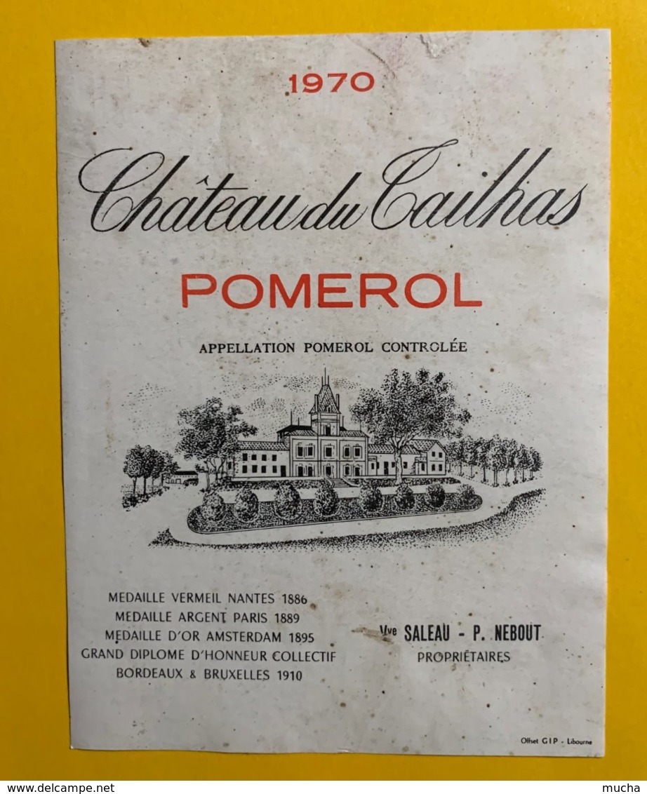 12172 - Château Du Tailhas 1970 Pomerol - Bordeaux