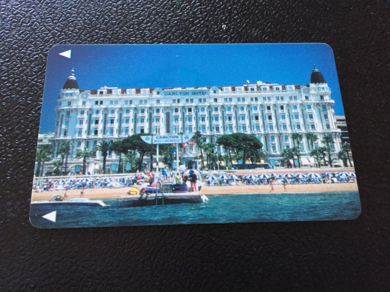 Hotelkarte Room Key Keycard Clef De Hotel Tarjeta Hotel  CARLTON INTER-CONTINENTAL CANNES - Ohne Zuordnung