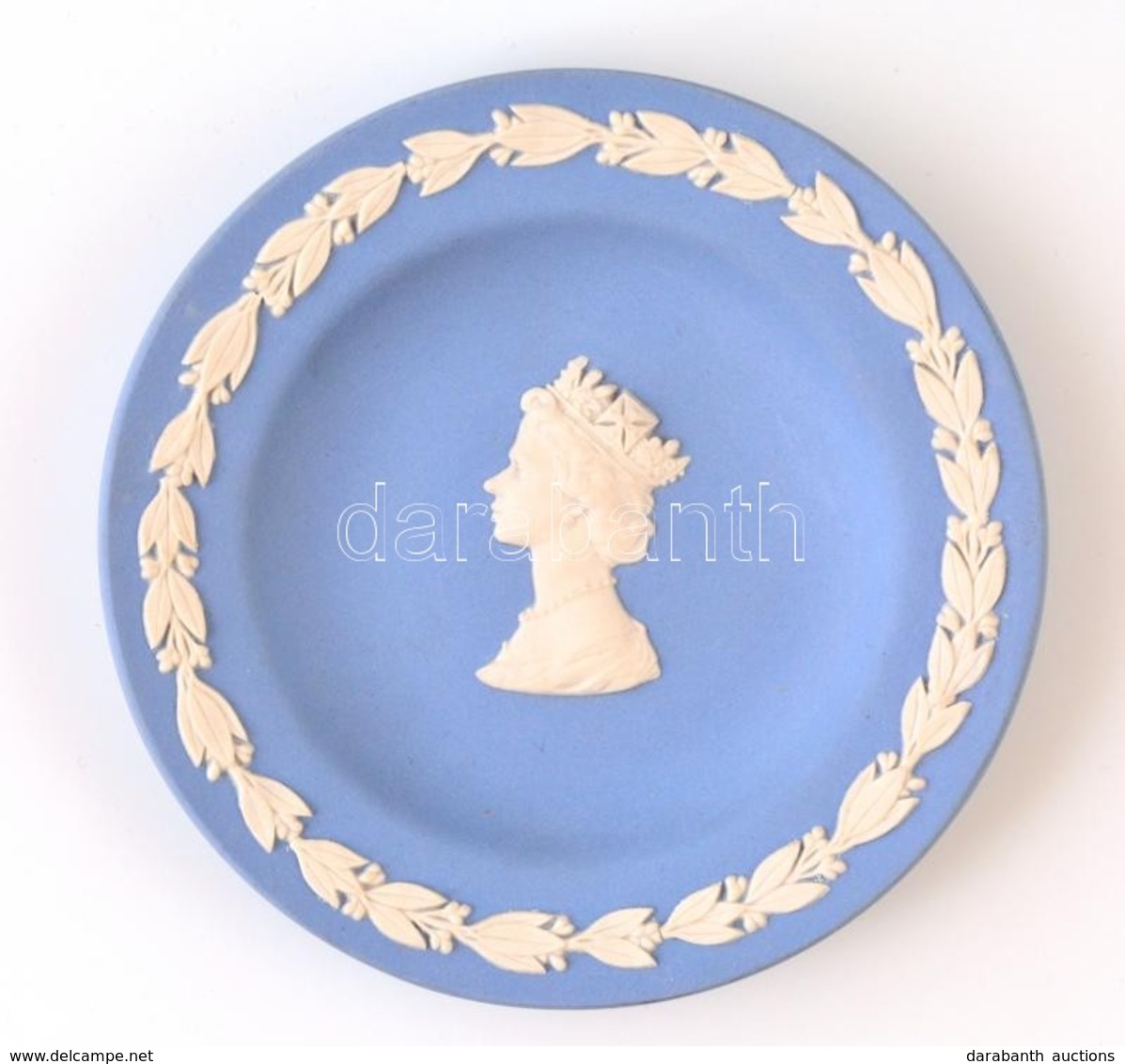 Wedgwood Bisquit Tálka, Jelzett, Hibátlan, Eredeti Dobozában, D: 11 Cm - Otros & Sin Clasificación