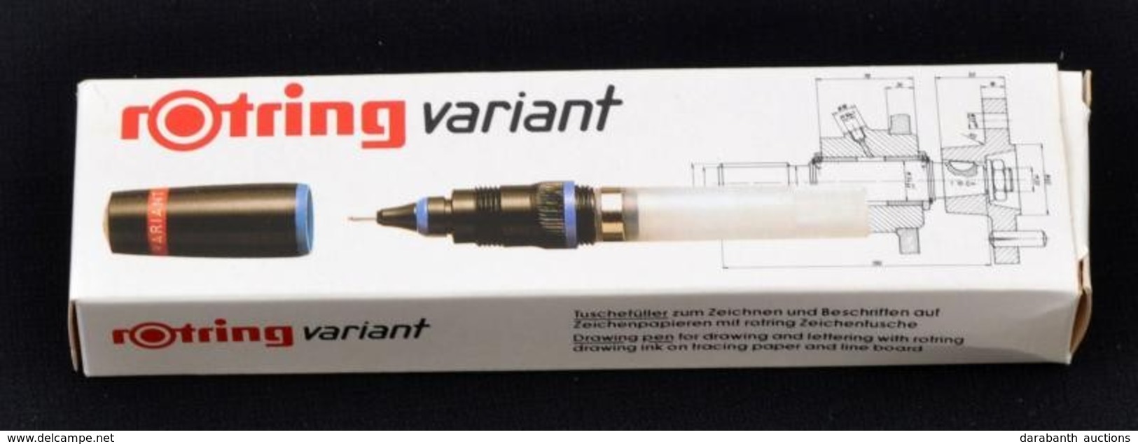 Rotring Variant 0,1 Mm Tuskihúzó, Eredeti Dobozában, újszerű állapotban - Otros & Sin Clasificación