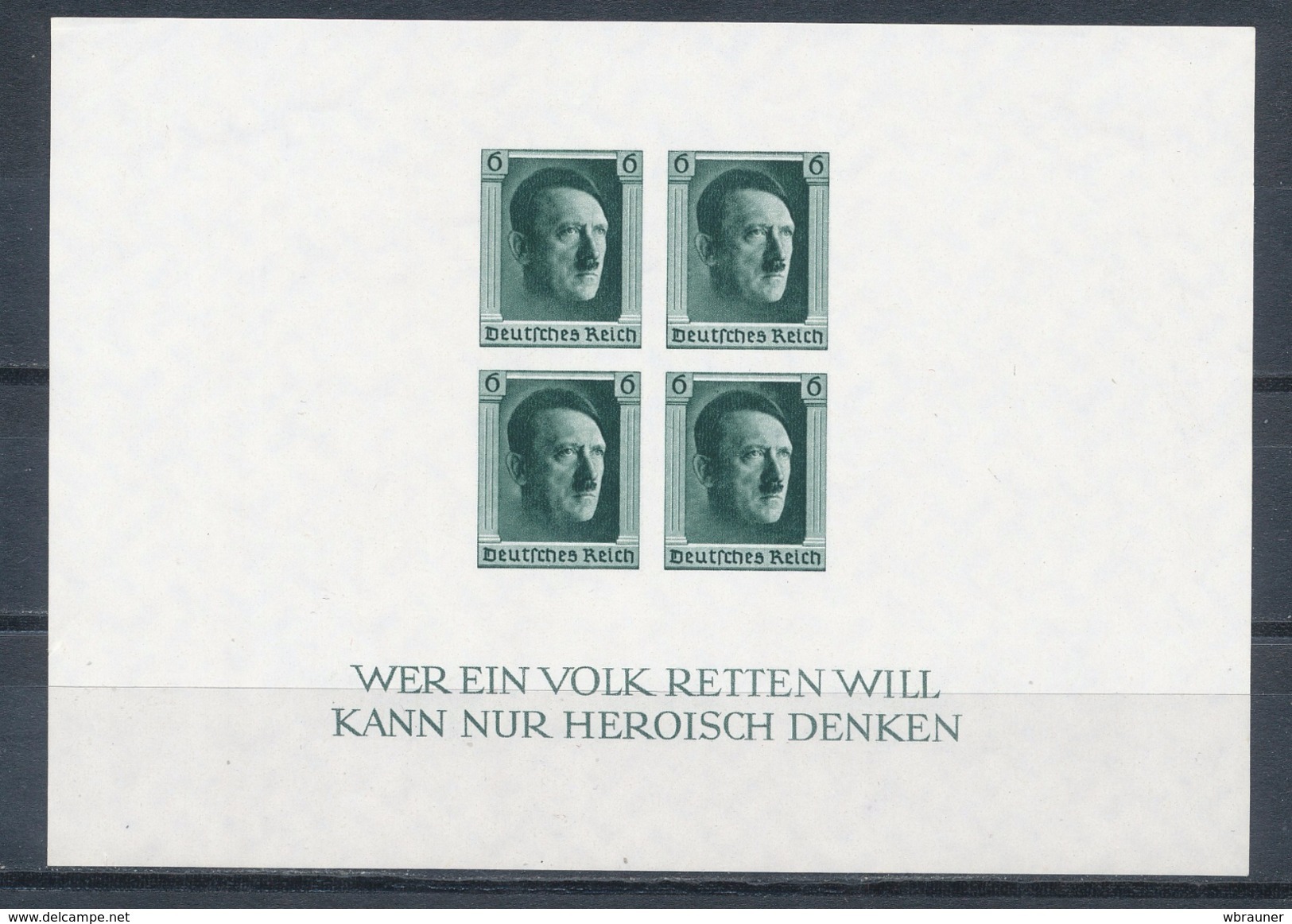 Deutsches Reich Block 8 * Ungebraucht Mi. 50,- + - Blocks & Kleinbögen