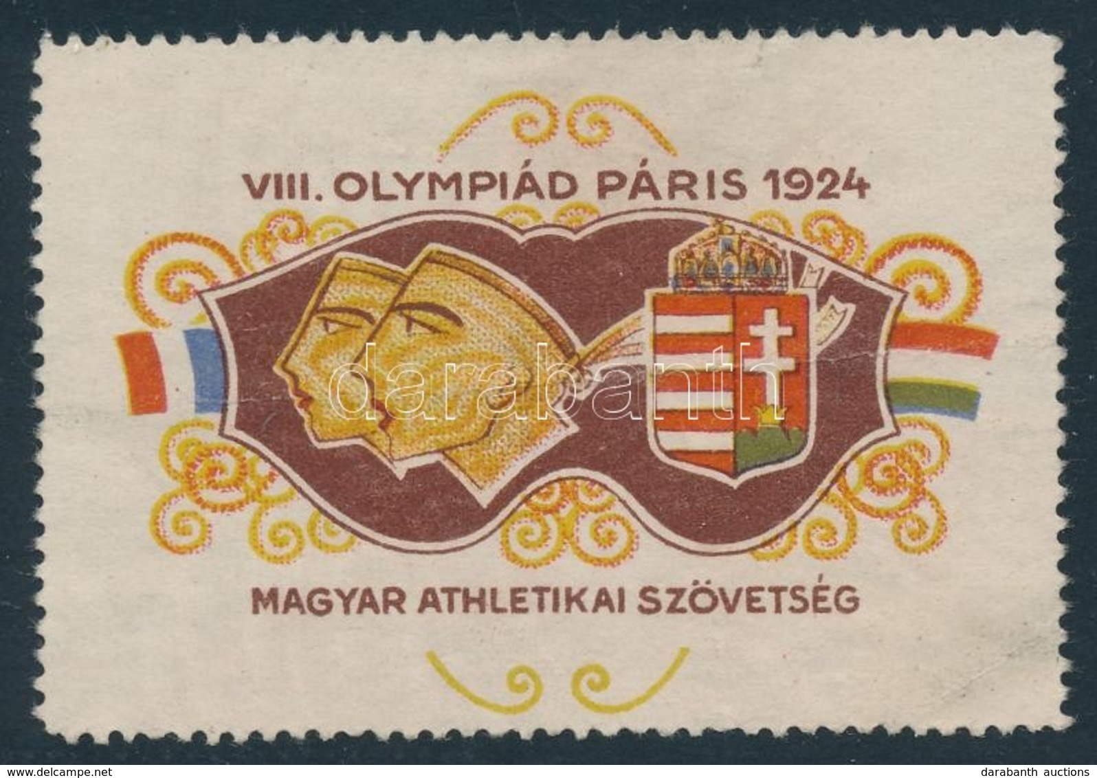 1924 Párizsi Olimpia Levélzáró - Ohne Zuordnung