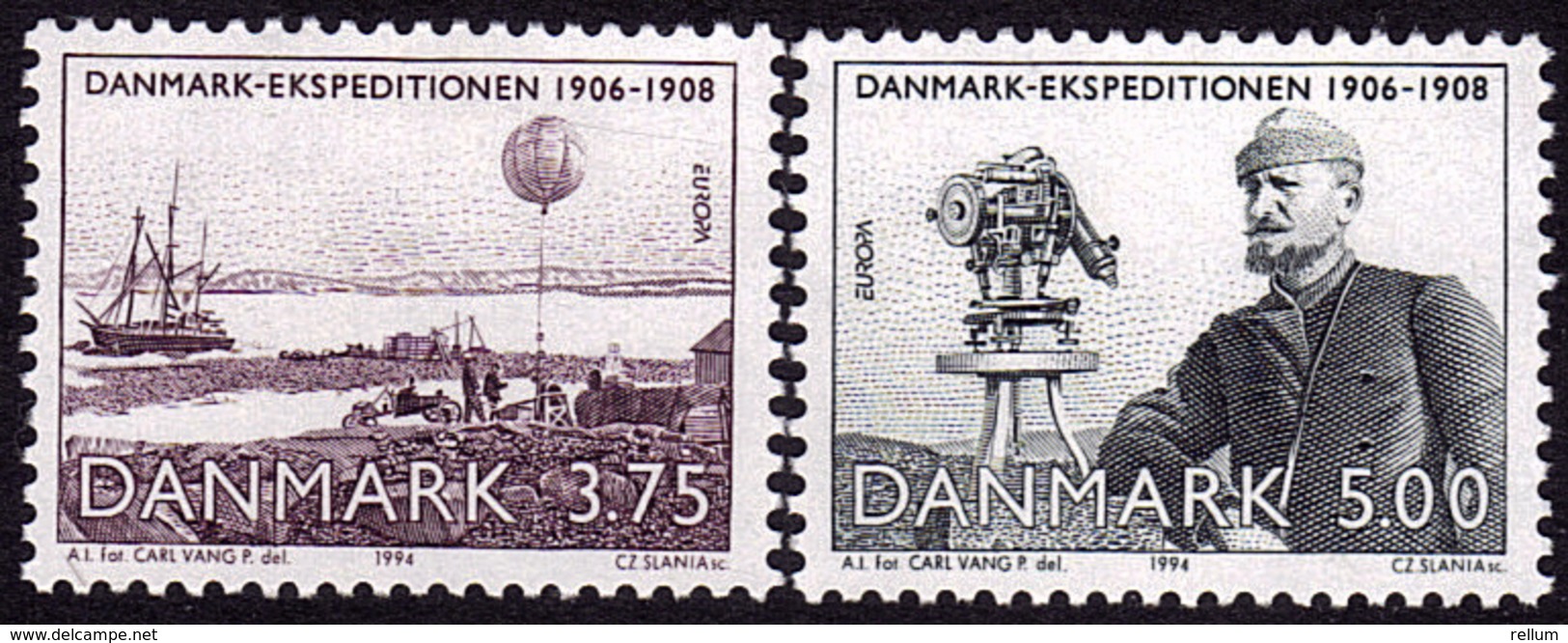 Danemark - Europa CEPT 1994 - Yvert Nr. 1080/1081 - Michel Nr. 1077/1078 ** - 1994