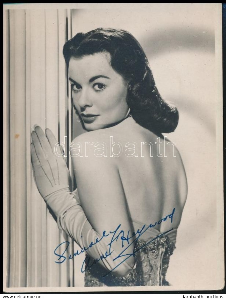 Anne Heywood Angel (1931-) Angol Színésznő Aláírt Fotója / Autograph Signed Photo, 10x12 Cm - Sonstige & Ohne Zuordnung