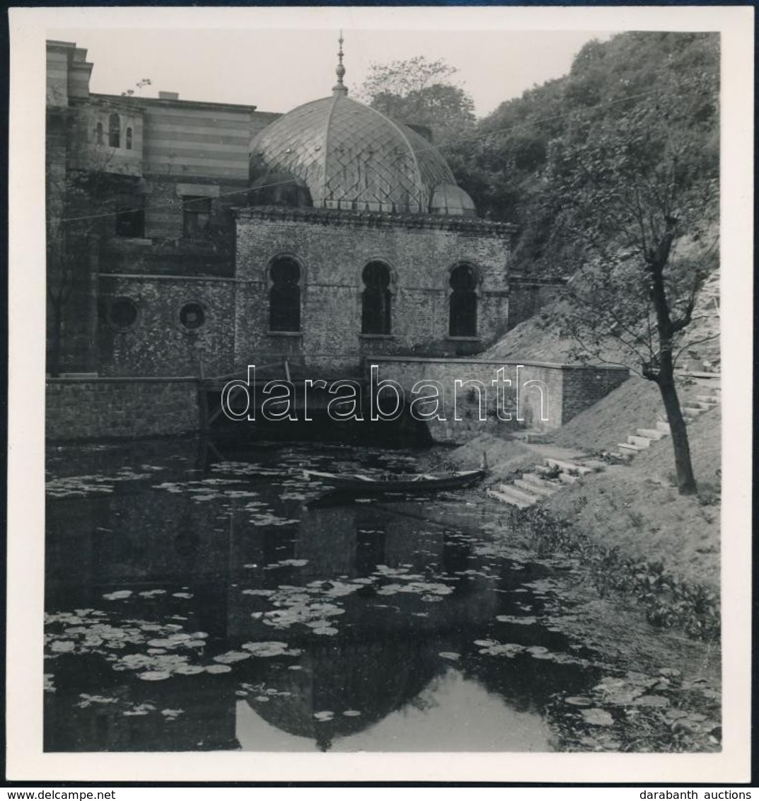 Cca 1935 Kinszki Imre (1901-1945) Budapesti Fotóművész Hagyatékából, Pecséttel Jelzett Vintage Fotó (Malom-tó Budán), 13 - Otros & Sin Clasificación