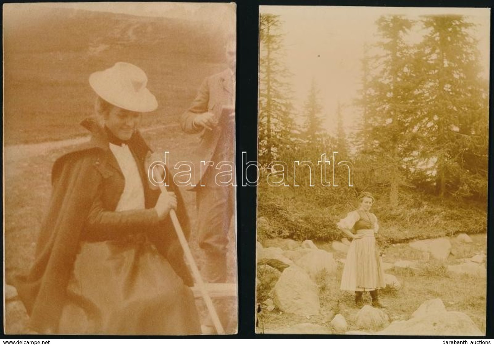 Cca 1900 Női öltözetek, 7 Db Fotó, 18×12 Cm - Other & Unclassified