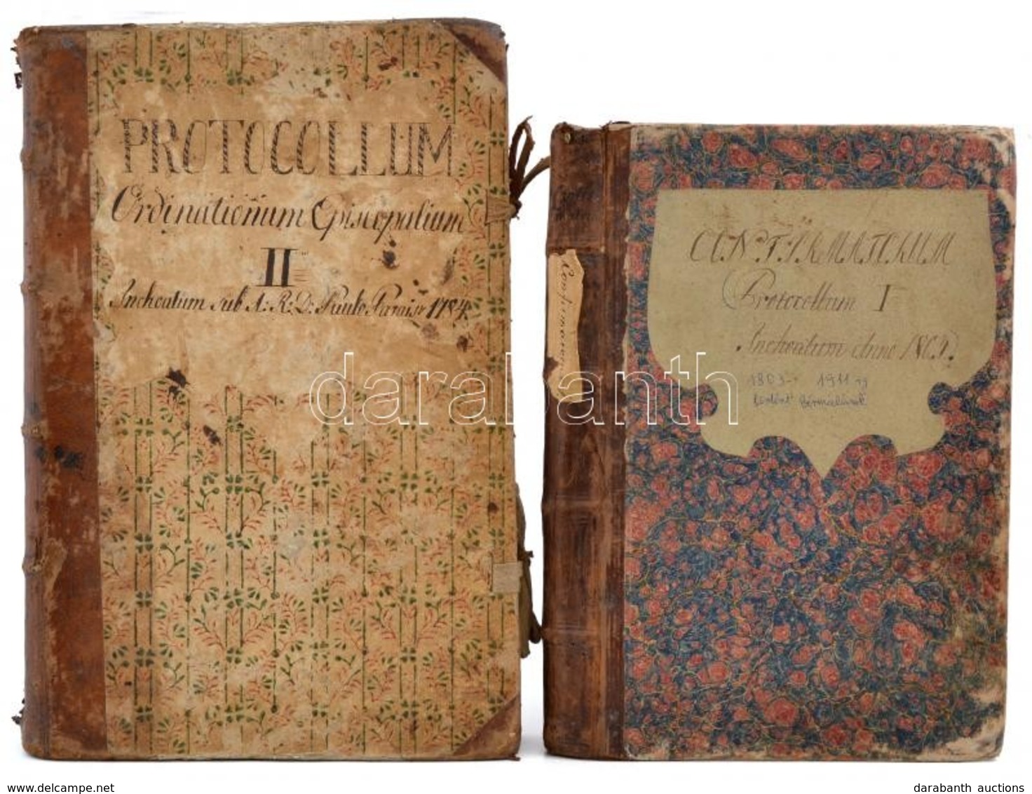 1784-1911 Kiszomborra Vonatkozó Egyházi Iratok Gyűjteménye: 
1784-1835 Ordinationum Regiarum Et Dioecesanarum Protocullu - Sin Clasificación