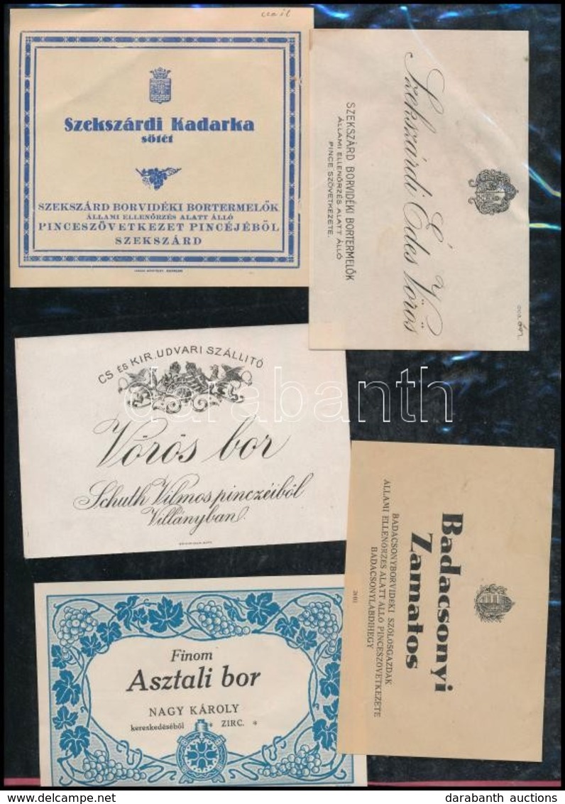 Cca 1920-1940 Vegyes Papírrégiségek, Címkék Reklámok - Advertising