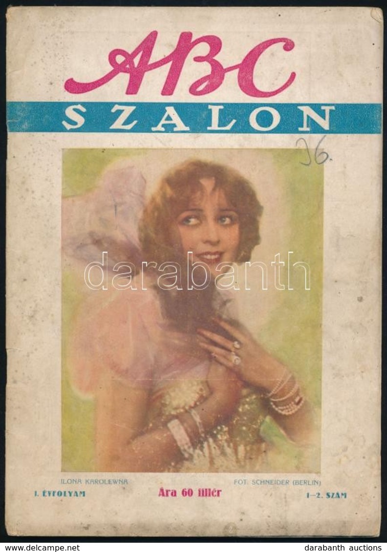 Cca 1935 Az ABC Szalon C. Képes Magazin Induló Száma. - Sin Clasificación
