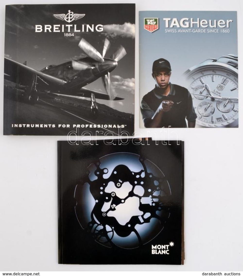 Cca 2002-2004 Breitling órakatalógus. 2004. Angol Nyelven. Papírkötésben. + Mont Blanc óra és Toll Katalógus, Egyéb Mont - Unclassified