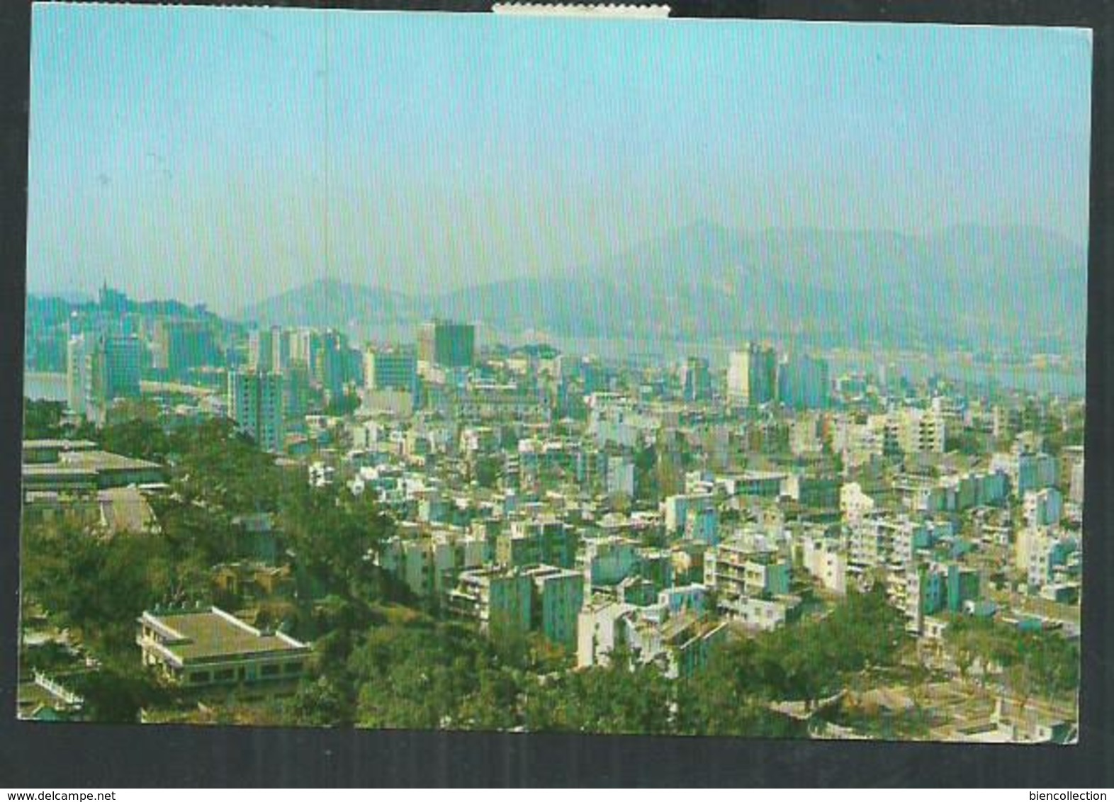 Carte Postale Avec Thème Hockey Sur Gazon Sur Timbre De Macau - Hockey (sur Gazon)