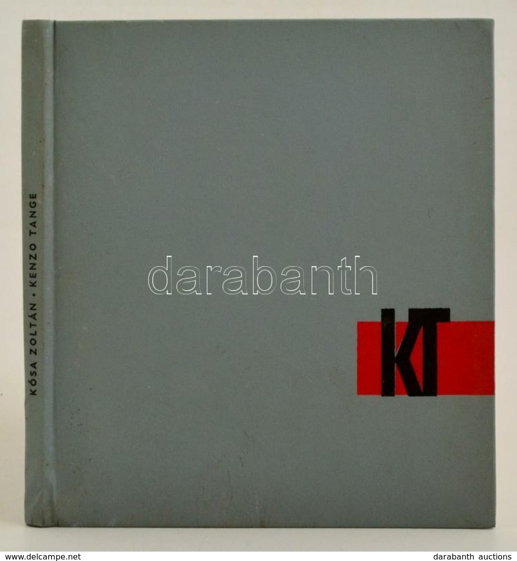 Kósa Zoltán: Kenzo Tange. Architektúra. Bp.,1973, Akadémiai Kiadó. Kiadói Nylon-kötés, Foltos, Dohos. - Ohne Zuordnung