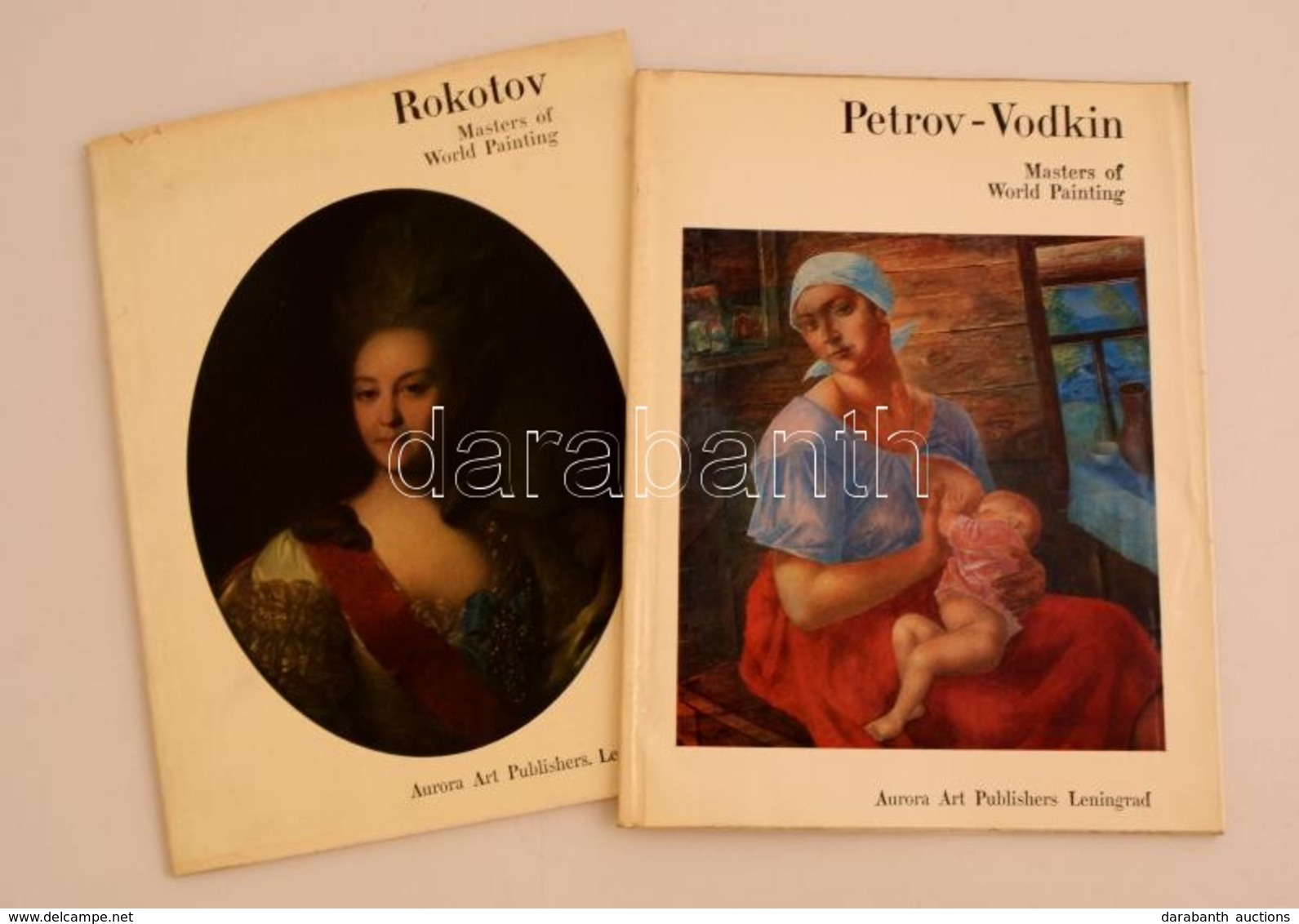 Vegyes Művészeti Könyvtétel, 2 Db: 
Rokotov. Master Of World Painting. Leningrad, é.n., Aurora Art Publishers. Kiadói Pa - Ohne Zuordnung