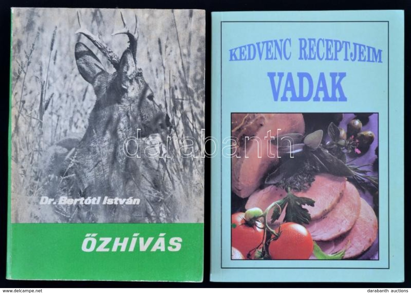 Dr. Bertóti István: Őzhívás. Bp., 1976, Mezőgazdasági Kiadó. Kiadói Papírkötés, Jó állapotban.+Kedvenc Receptjeim. Vadét - Ohne Zuordnung