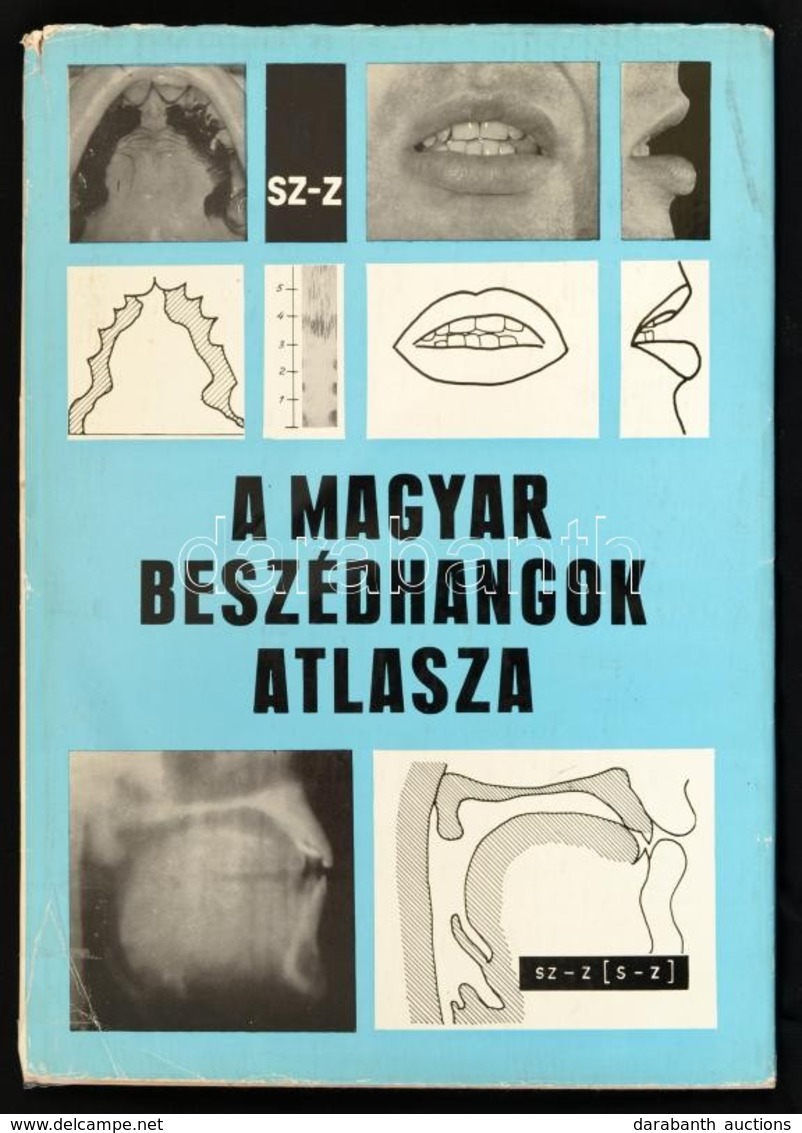 Molnár József: A Magyar Beszédhangok Atlasza. Bp., 1973, Tankönyvkiadó. Második Kiadás. Kiadói Egészvászon-kötés, Kiadói - Sin Clasificación