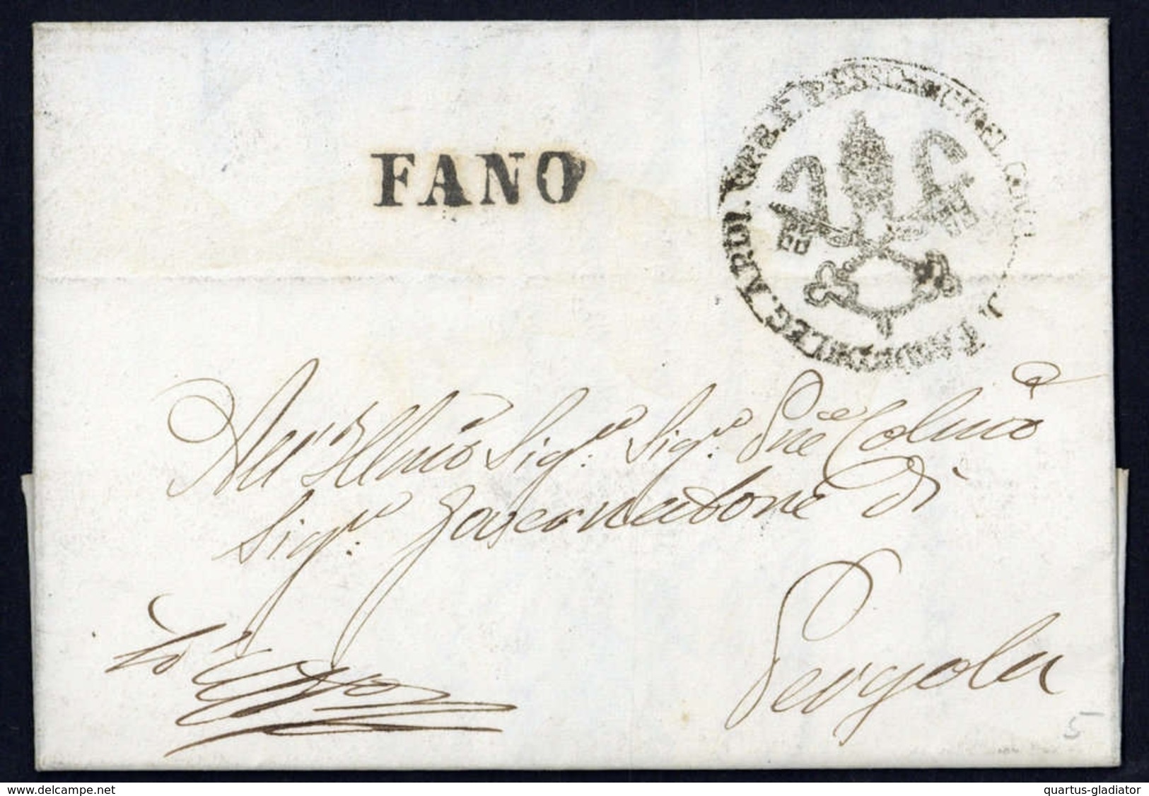 1854, Italien, Brief - Ohne Zuordnung