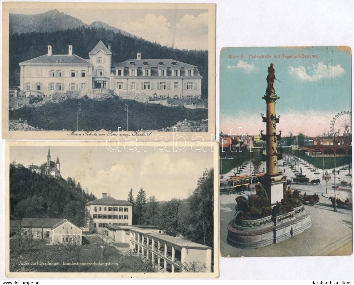 ** * 56 Db RÉGI Osztrák Városképes Lap / 56 Pre-1945 Austrian Town-view Postcards - Unclassified