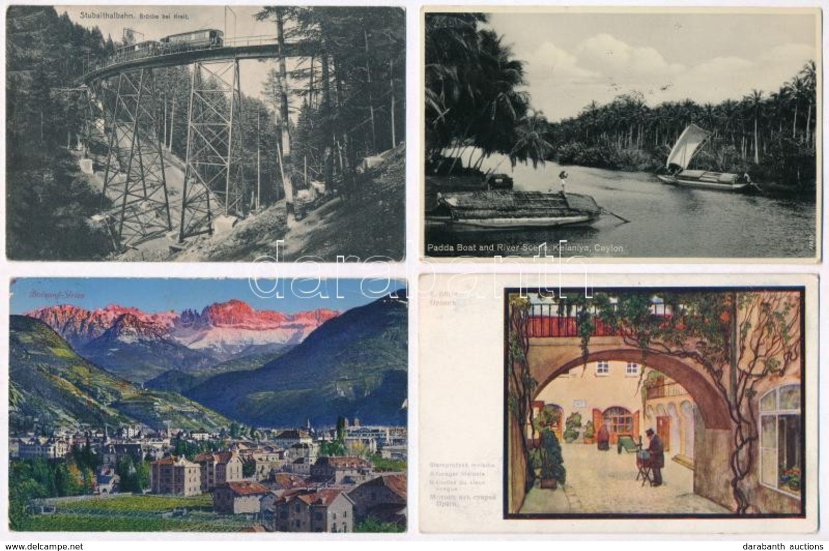 ** * 32 Db RÉGI Külföldi Városképes Lap / 32 Pre-1945 European Town-view Postcards - Ohne Zuordnung