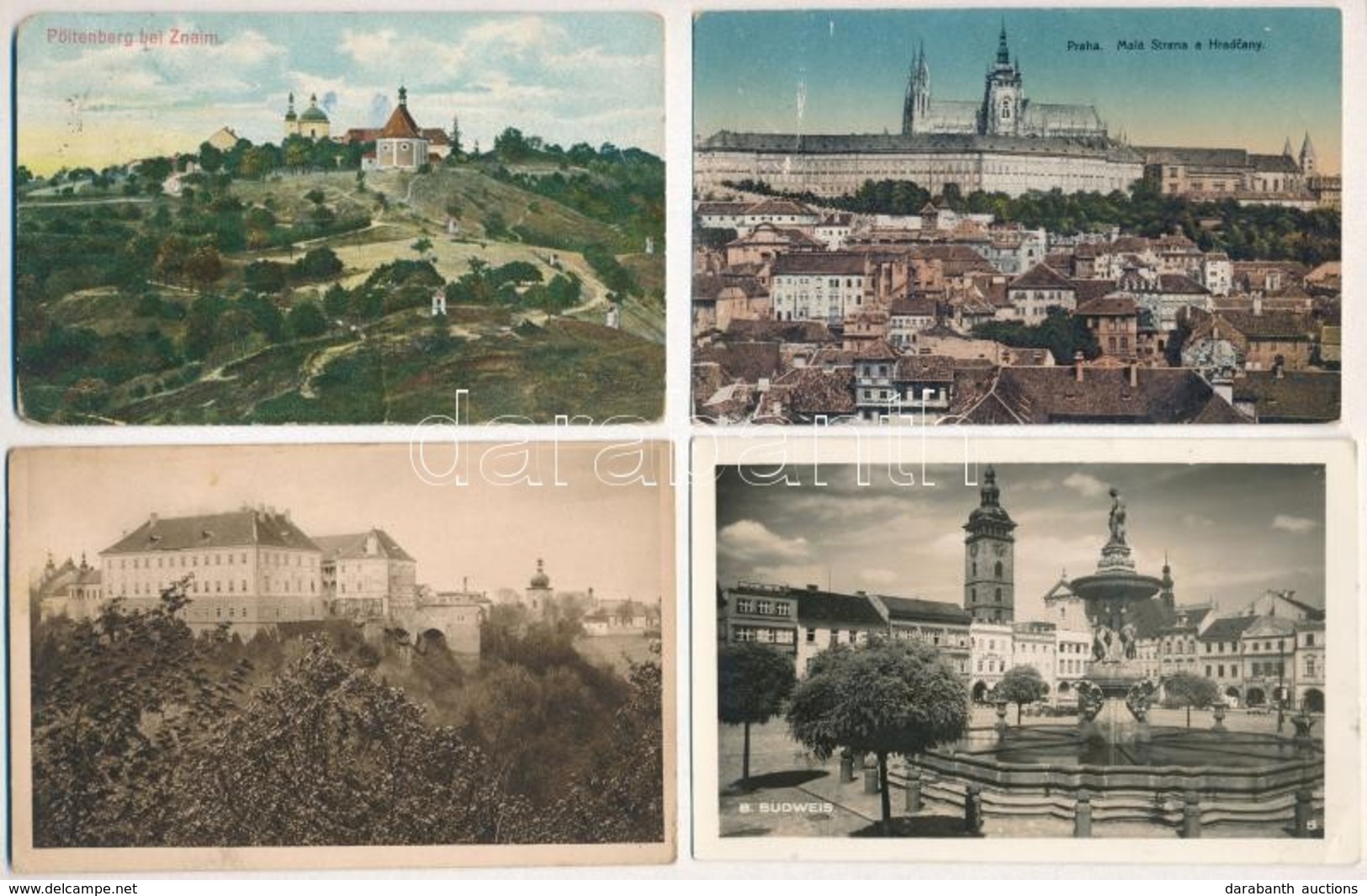 ** * 16 Db RÉGI Cseh Városképes Lap / 16 Pre-1945 Czech Town-view Postcards - Ohne Zuordnung