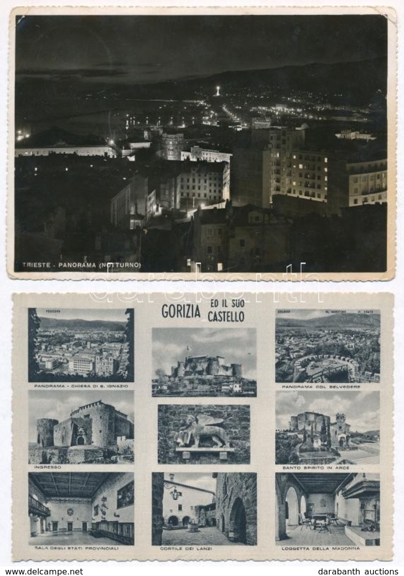 ** * 10 Db RÉGI Olasz Városképes Lap / 10 Pre-1945 Italian Town-view Postcards - Ohne Zuordnung