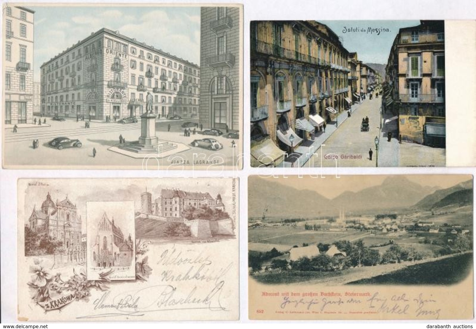 ** * 6 Db RÉGI Külföldi Városképes Lap / 6 Pre-1945 European Town-view Postcards - Sin Clasificación