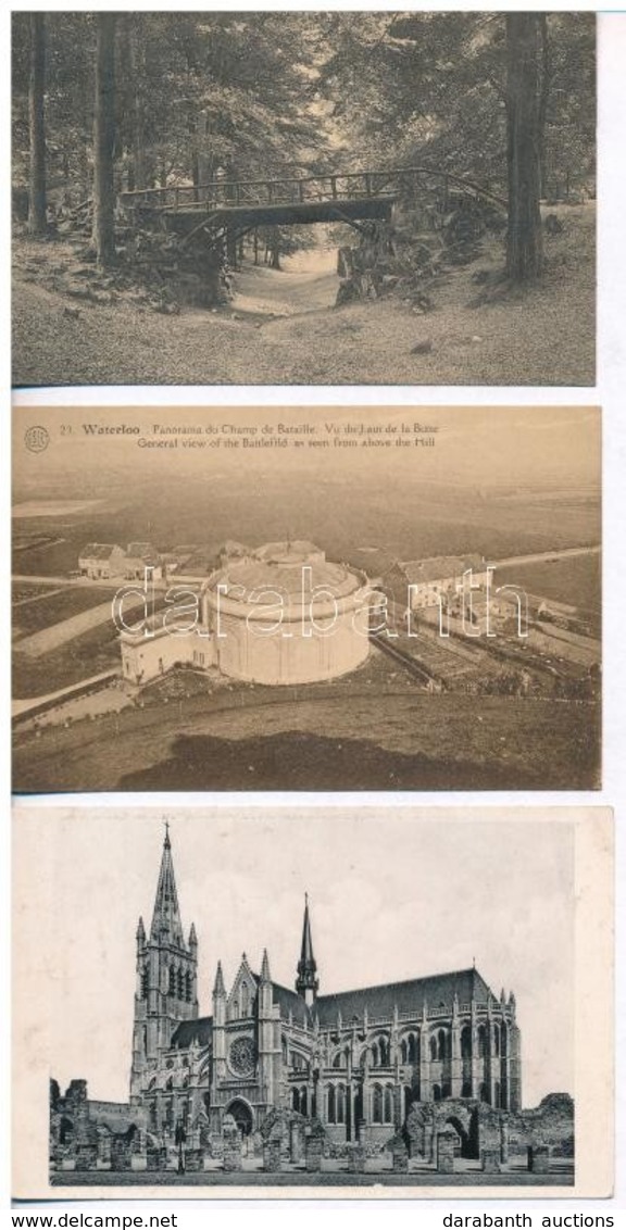 * 6 Db RÉGI Belga Városképes Lap / 6 Pre-1945 Belgian Town-view Postcards - Ohne Zuordnung