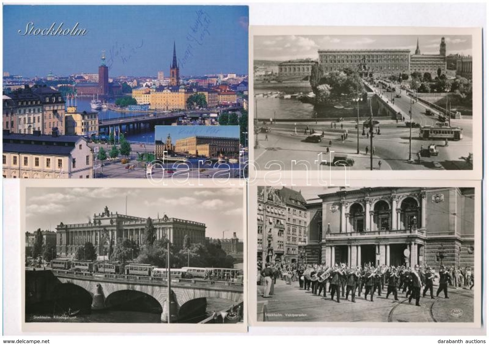 ** * 11 Db MODERN Svéd Városképes Lap: Stockholm / 11 Modern Swedish Town-view Postcards: Stockholm - Ohne Zuordnung