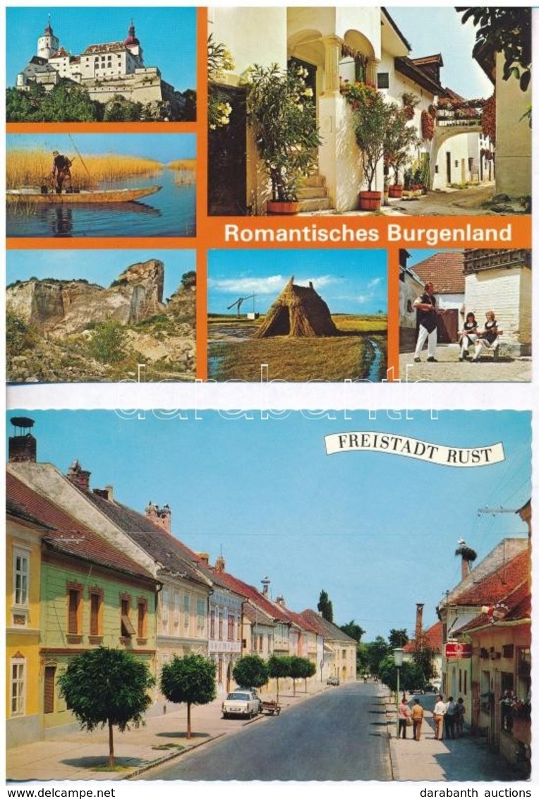 ** * 7 Db MODERN Burgenlandi Városképes Lap / 7 Modern Burgenland Town-view Postcards - Sin Clasificación