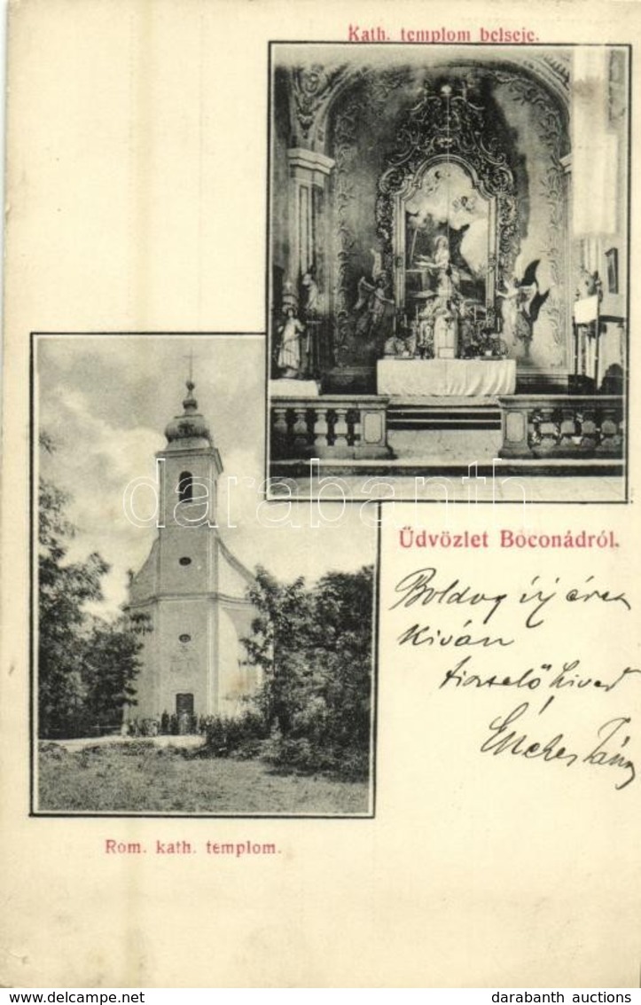 T2/T3 1908  Boconád, Római Katolikus Templom, Belső (EK) - Sin Clasificación