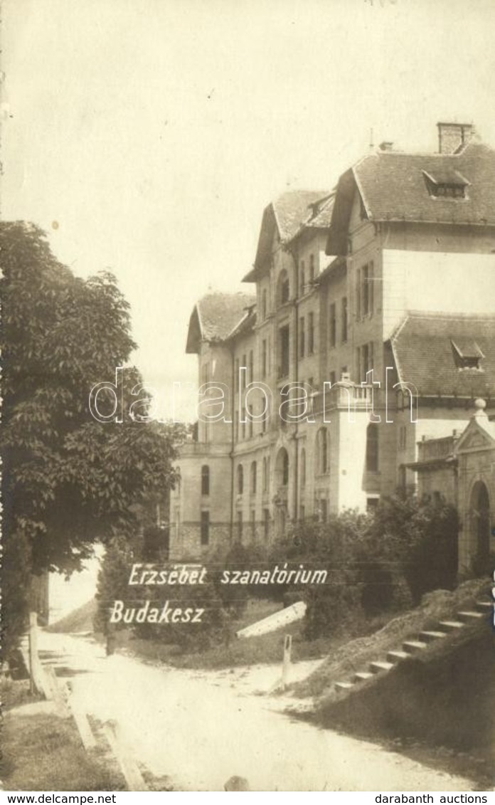 T2/T3 1924 Budakeszi, Erzsébet Szanatórium. Photo - Unclassified