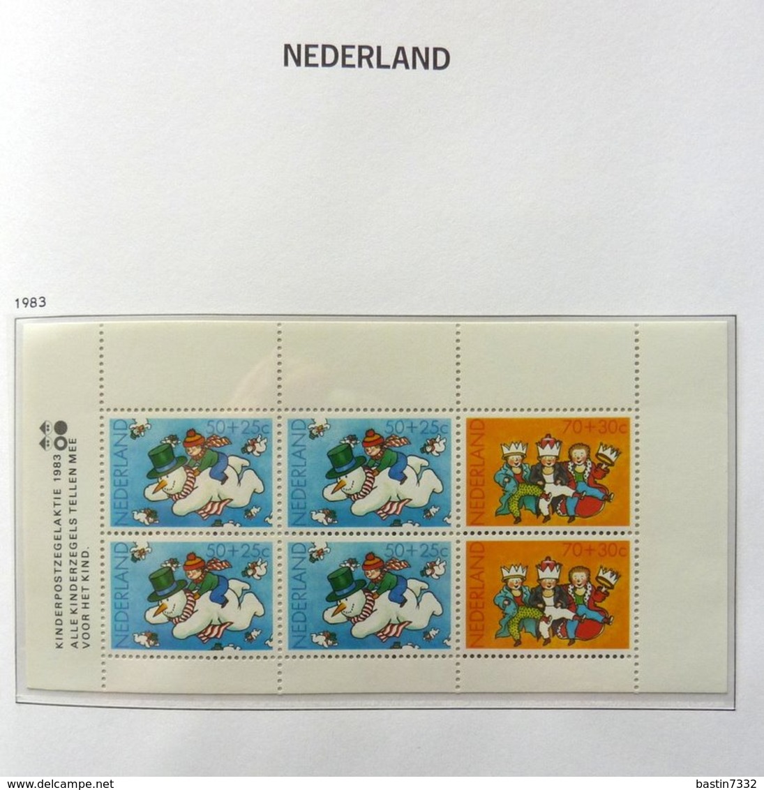 Netherlands/Pays Bas/Holanda/Paesi Bassi collection 1970-1989 in Davo Luxe incl. cassette/slipcase