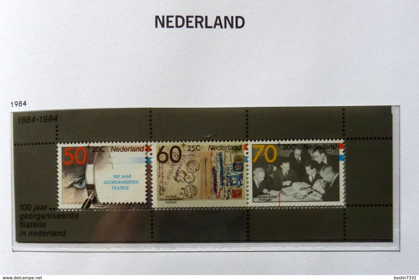 Netherlands/Pays Bas/Holanda/Paesi Bassi collection 1970-1989 in Davo Luxe incl. cassette/slipcase