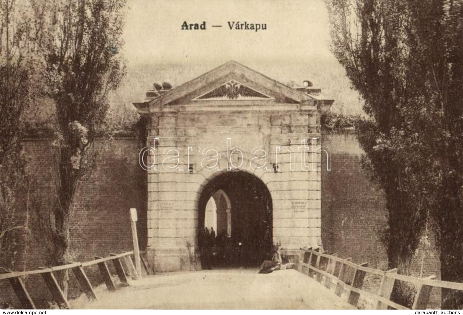 * T2/T3 1918 Arad, Várkapu / Castle Gate (Rb) - Unclassified