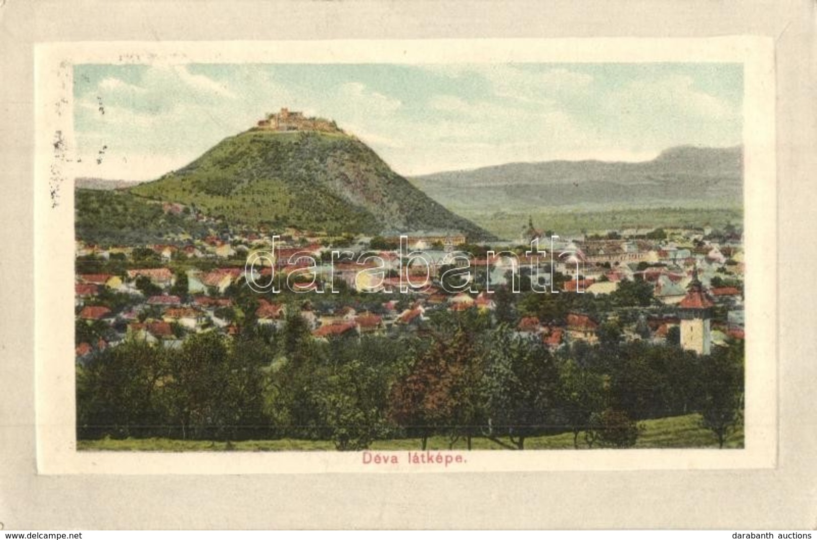 T2/T3 Déva, Deva; Látkép, Vár. Hirsch Adolf Kiadása / General View, Castle (EB) - Sin Clasificación