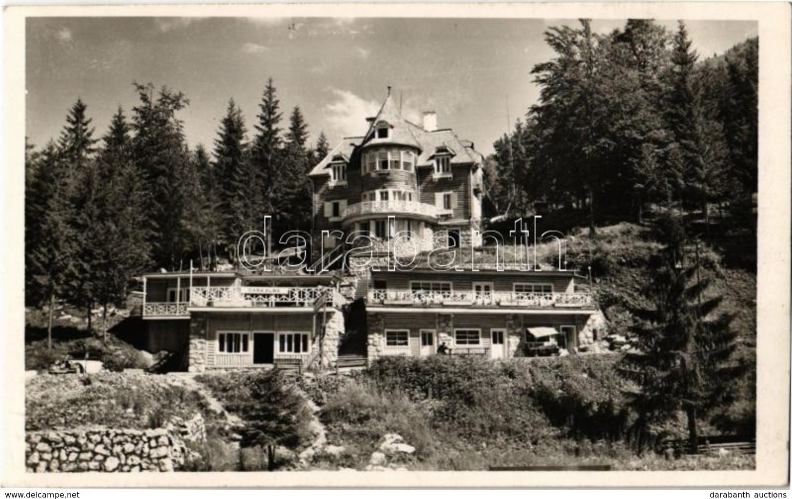 T2 1943 Gyilkos-tó, Lacul Roseu; Sport Szálló / Hotel. Ambrus Foto - Unclassified